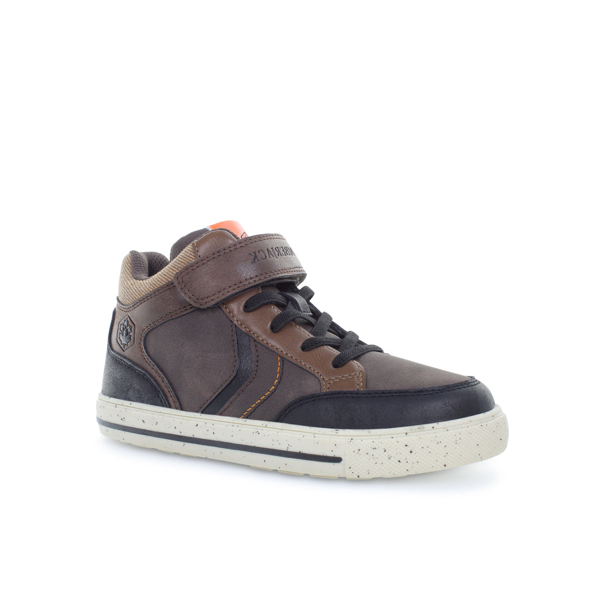 Lumberjack King Sneaker Alta Bambino Marrone Multicolor