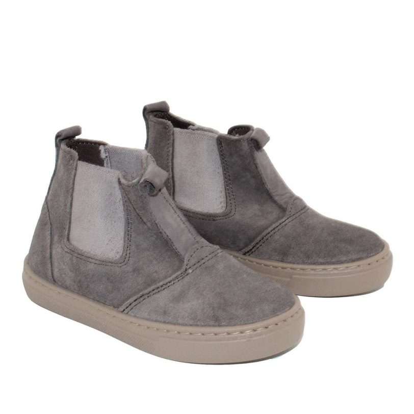 Stivaletto con elastici chelsea