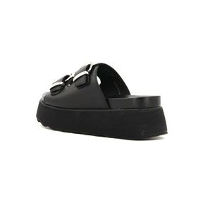 JANIS - Ciabattine con tacco - nero