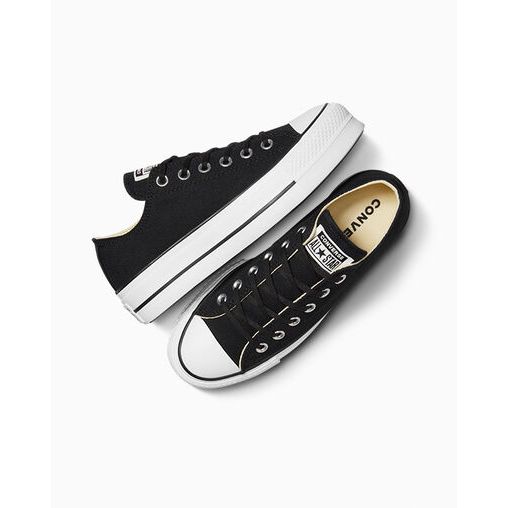 Converse Chuck Taylor All Star Platform Canvas Nero - Scarpe sportive - vista 3