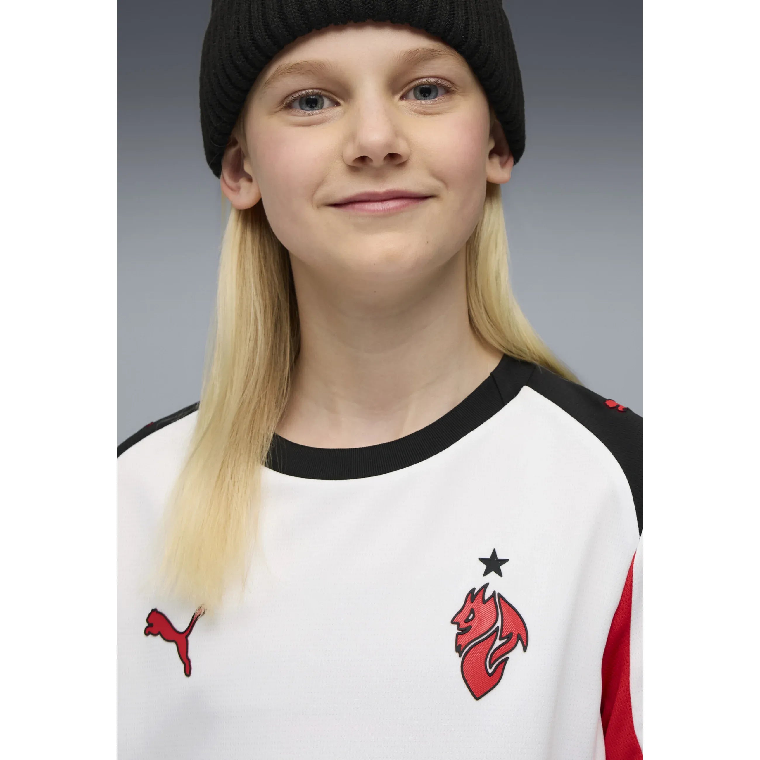 ACM AWAY JERSEY REPLICA JR - Maglia da calcio - puma white-for all time red