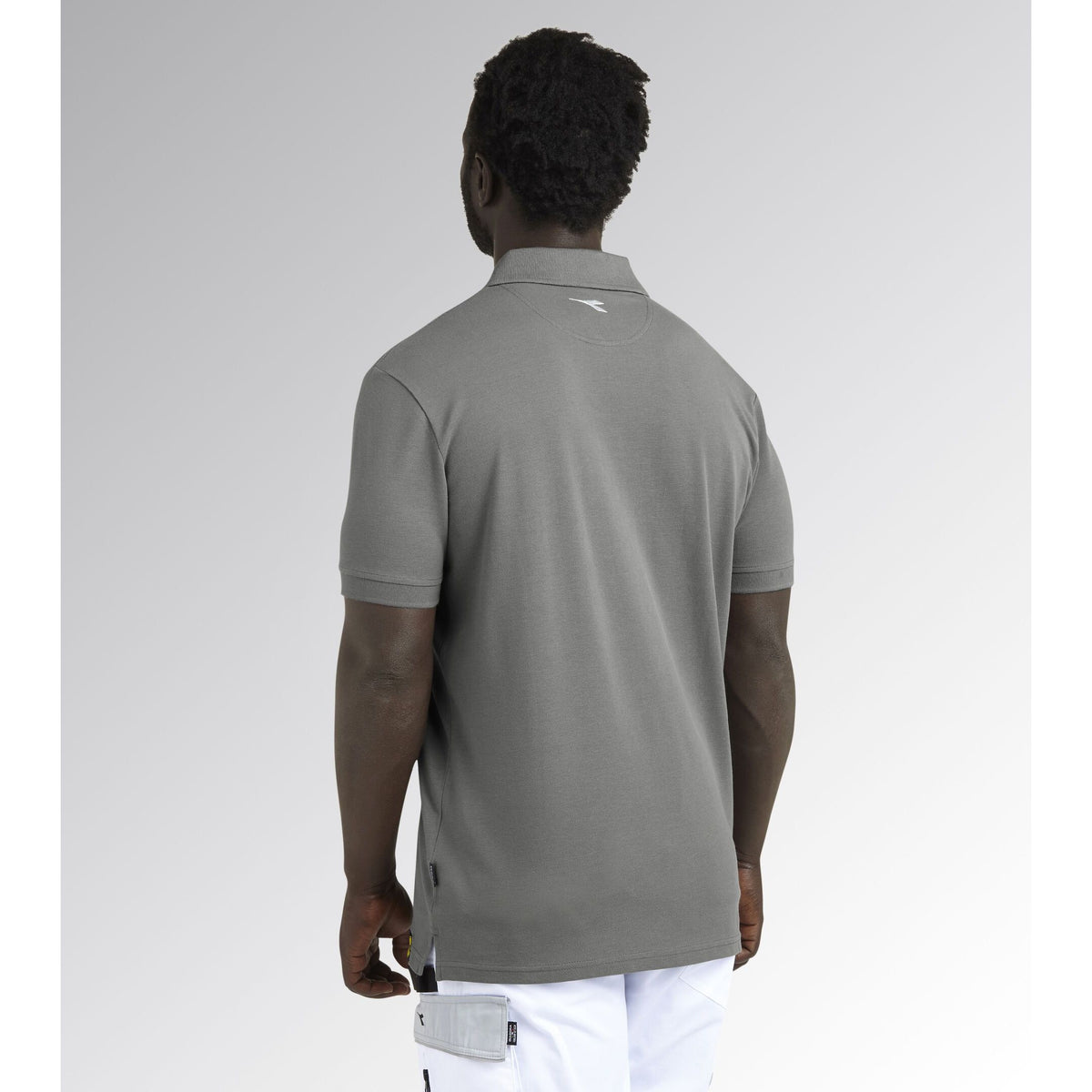Utility Diadora Polo M/C Grigio/acciaio - vista 4