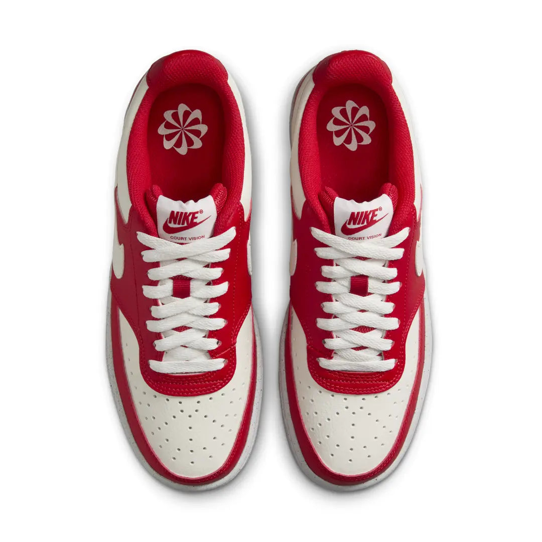Nike W Court Vision Lo Nn Rosso acceso - Scarpe sportive - vista 4