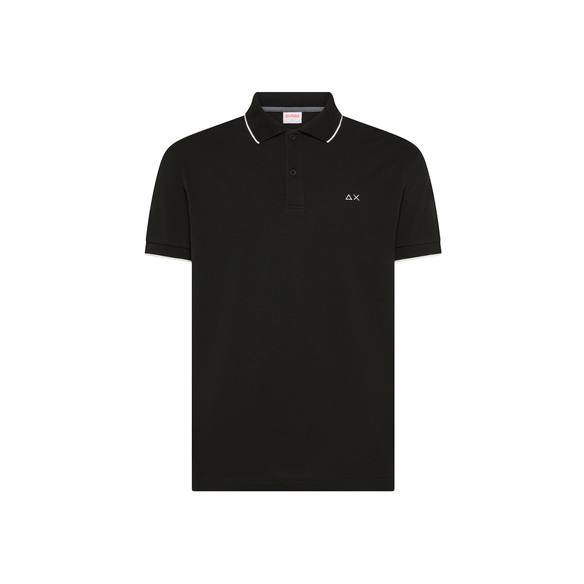SUN68 Polo Small Stripe On Collar S/S - vista 3