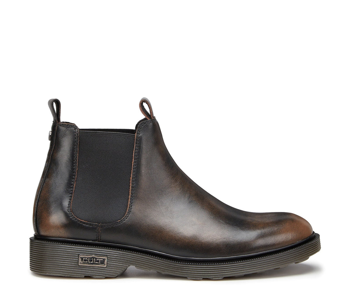 OZZY 3530 MID M WASHED LEATHER BLACK/BROWN