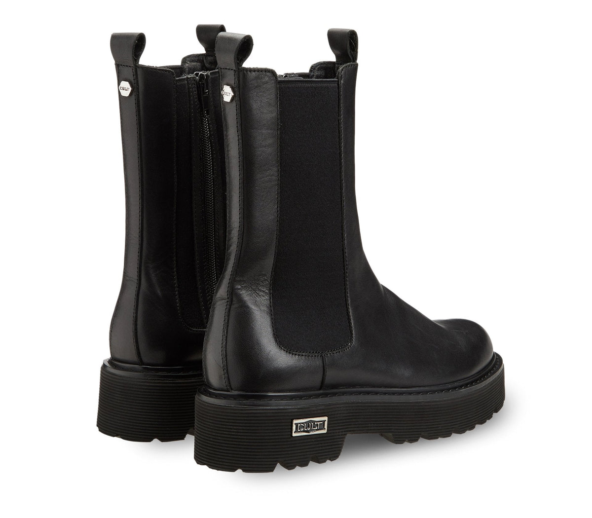 SLASH 3267 HIGH BEATLE W LEATHER/ELASTIC BLACK