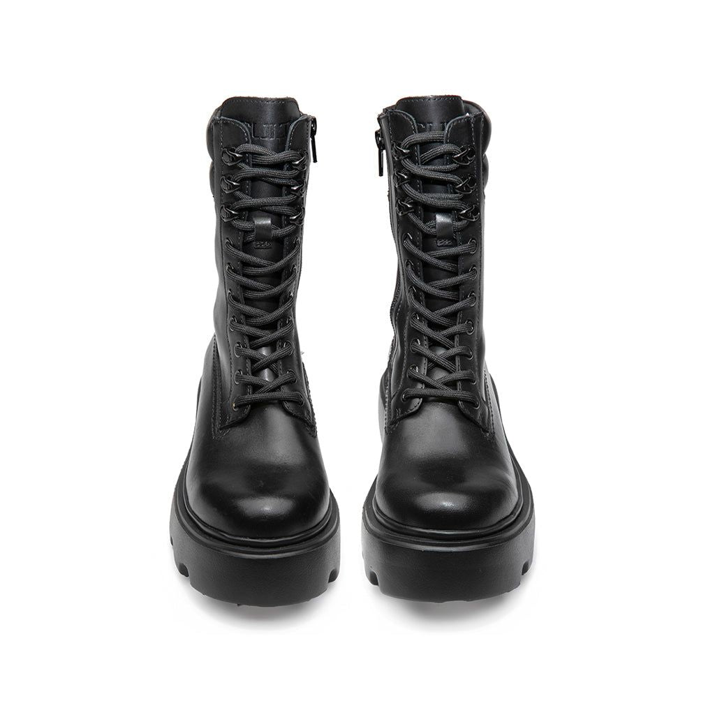 NEW ROCK 4570 MID W LEAT/STR.LEAT. BLACK