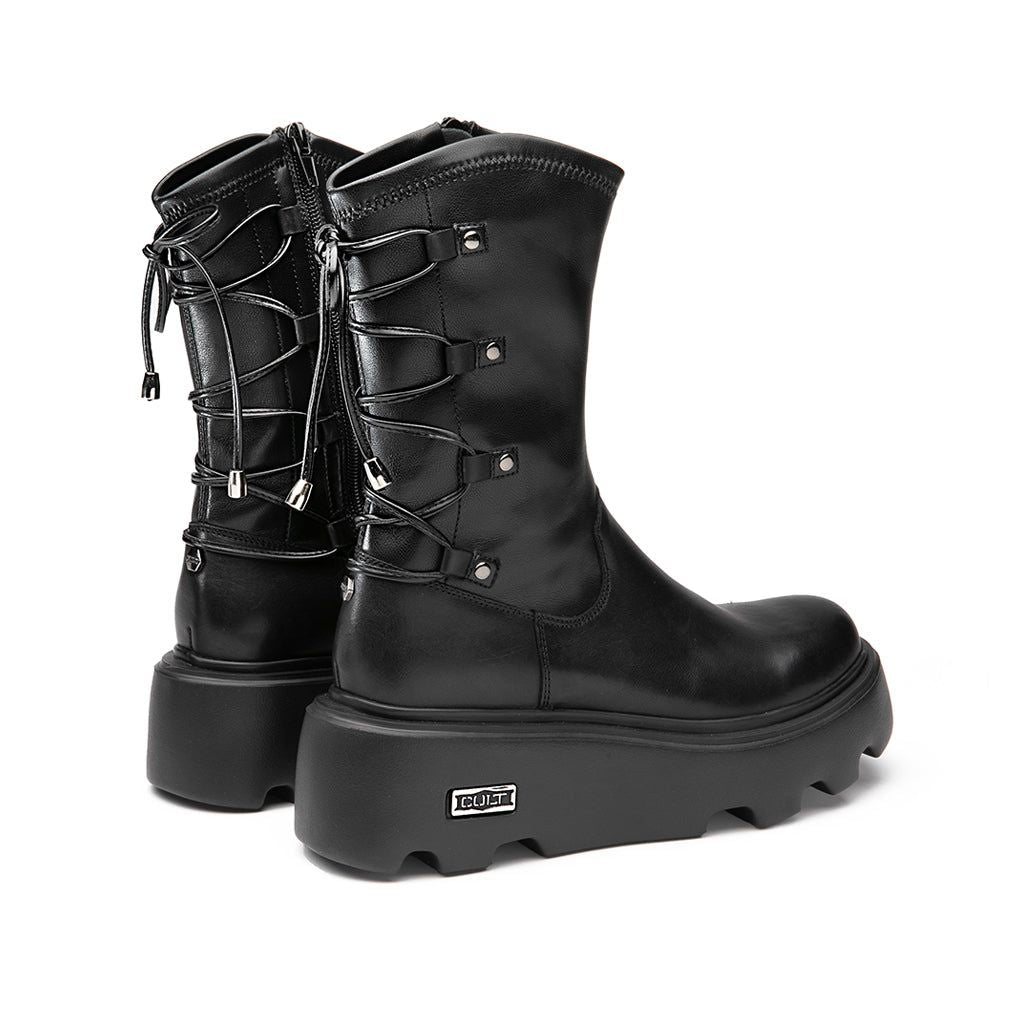 NEW ROCK 4572 MID W STR.LEAT. BLACK