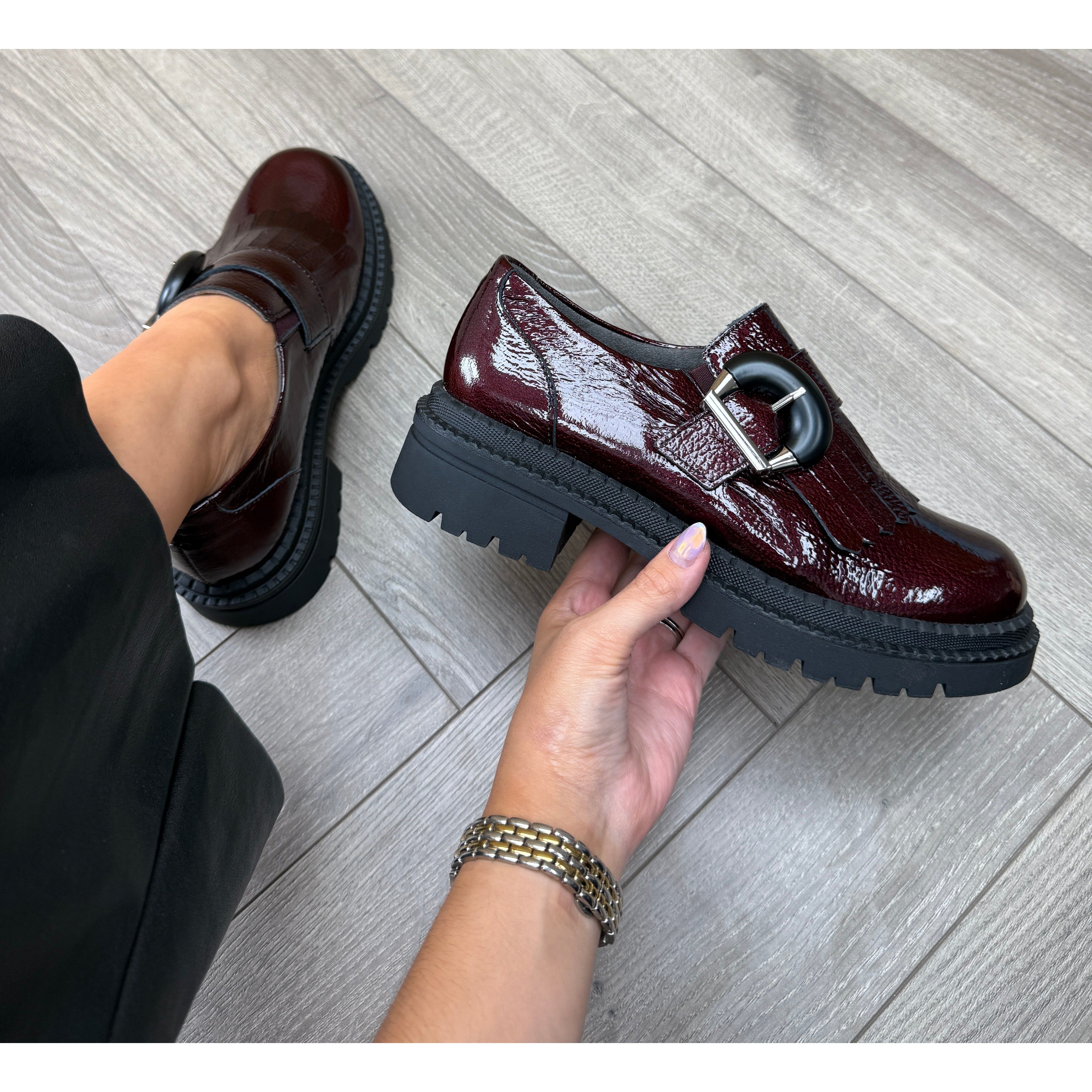 Pitillos Mocassino in Vernice