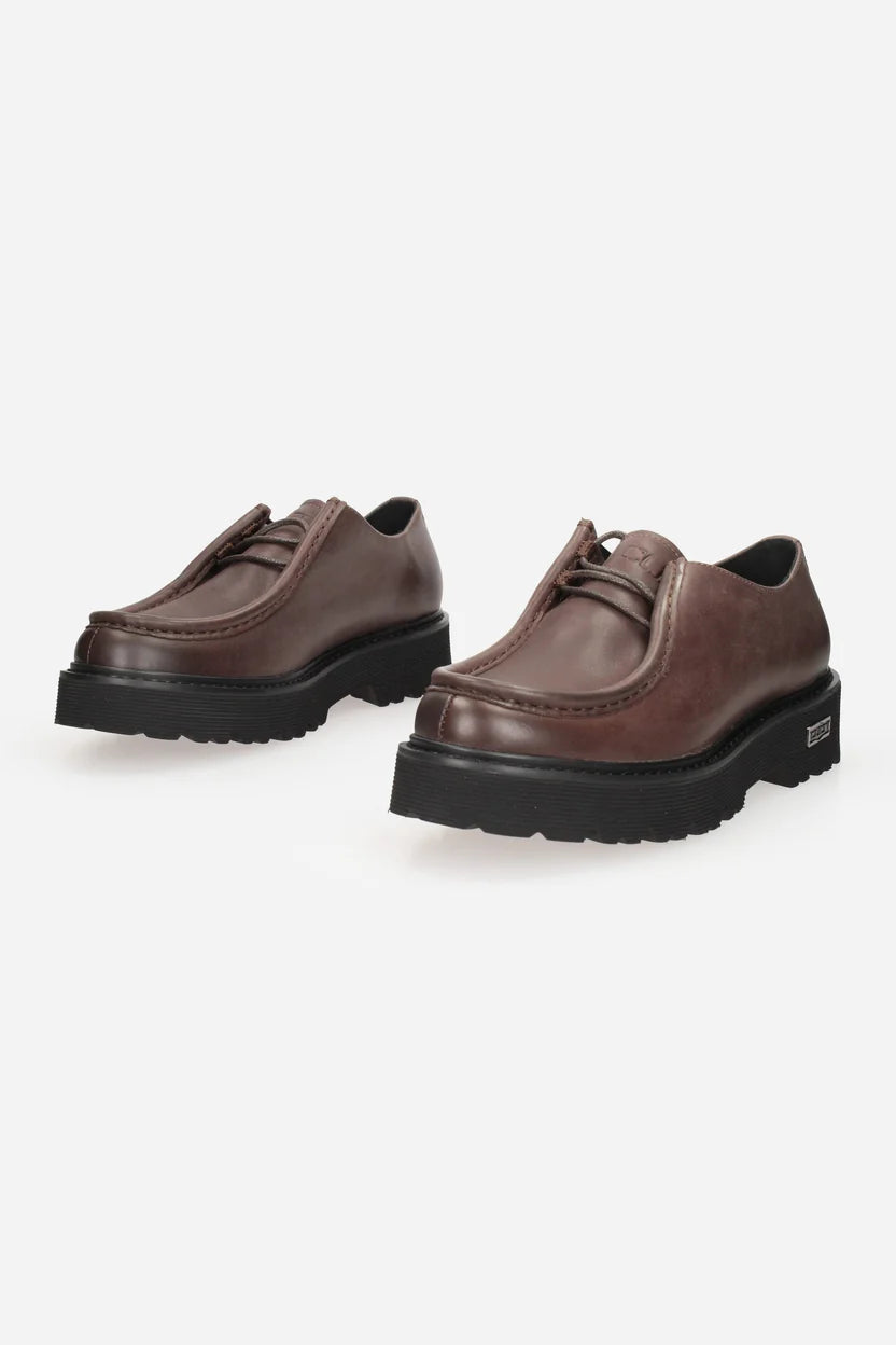SLASH 4546 LOW M LEATHER DK.BROWN