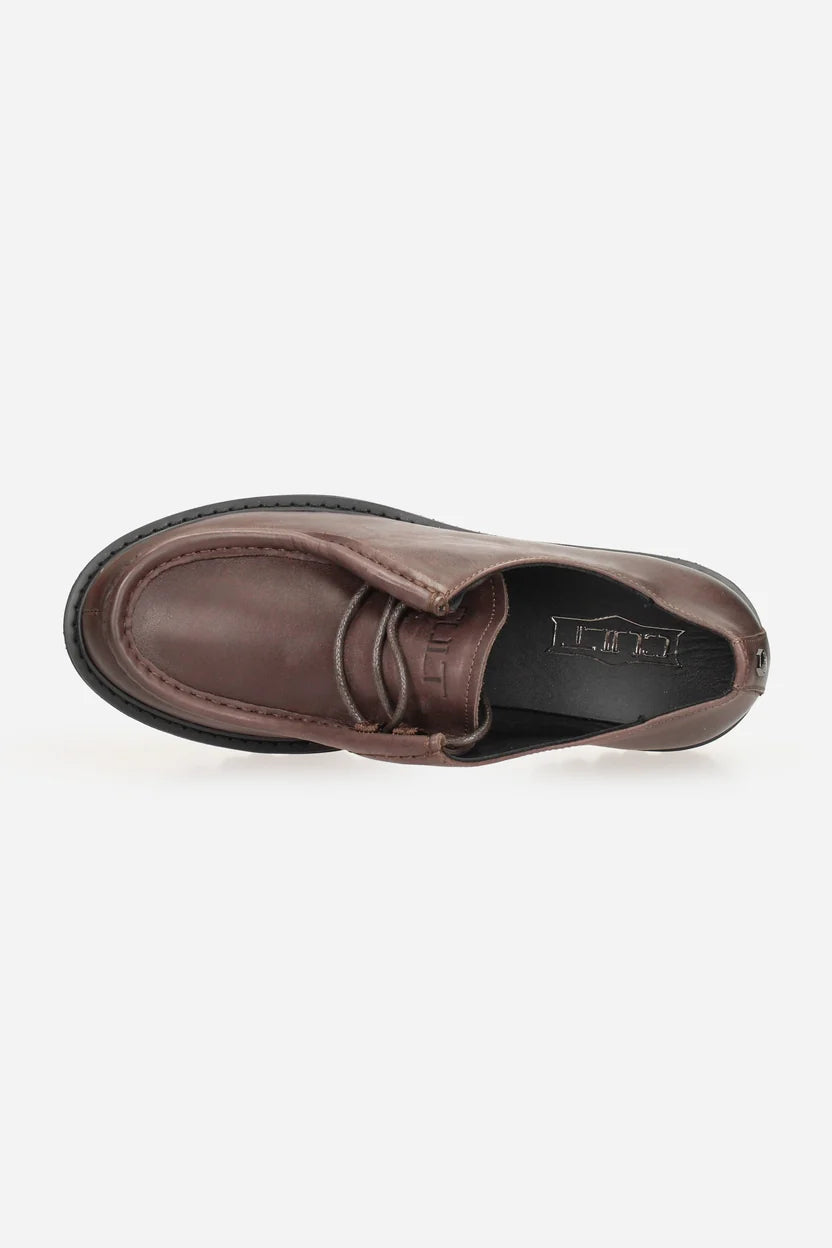 SLASH 4546 LOW M LEATHER DK.BROWN