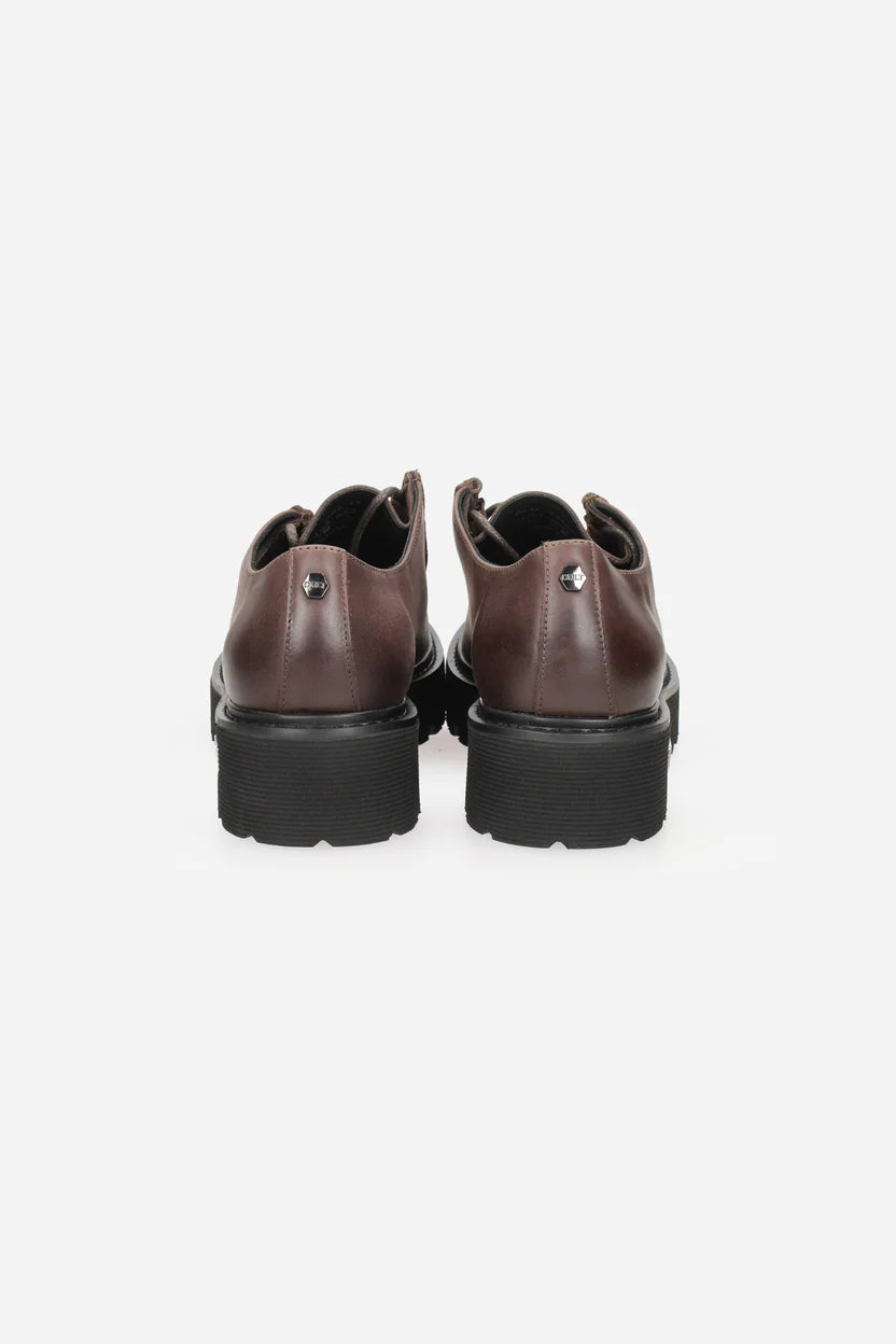 SLASH 4546 LOW M LEATHER DK.BROWN