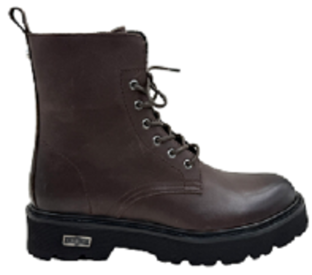 SLASH 3037 MID M LEATHER DK.BROWN