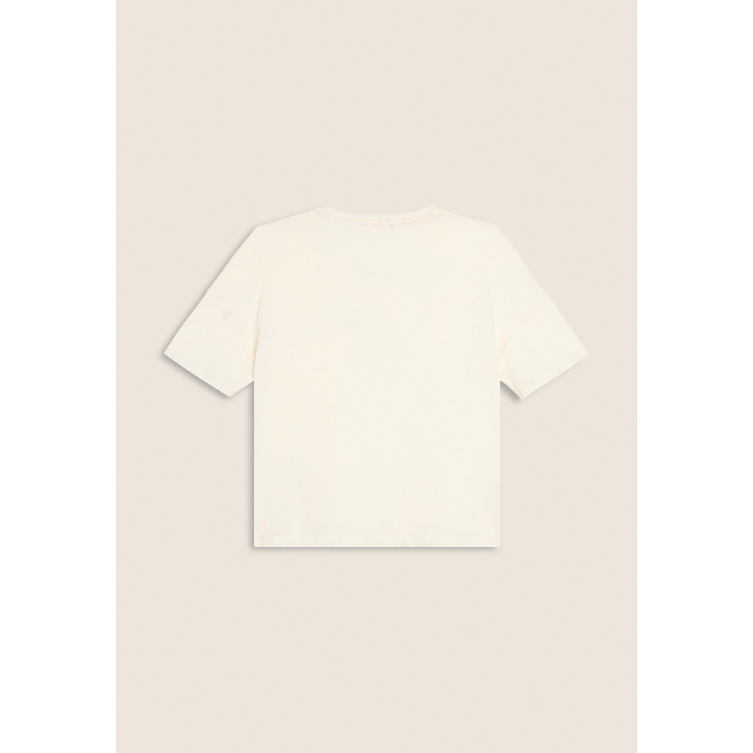 T-shirt Cropped con Spacchi Laterali