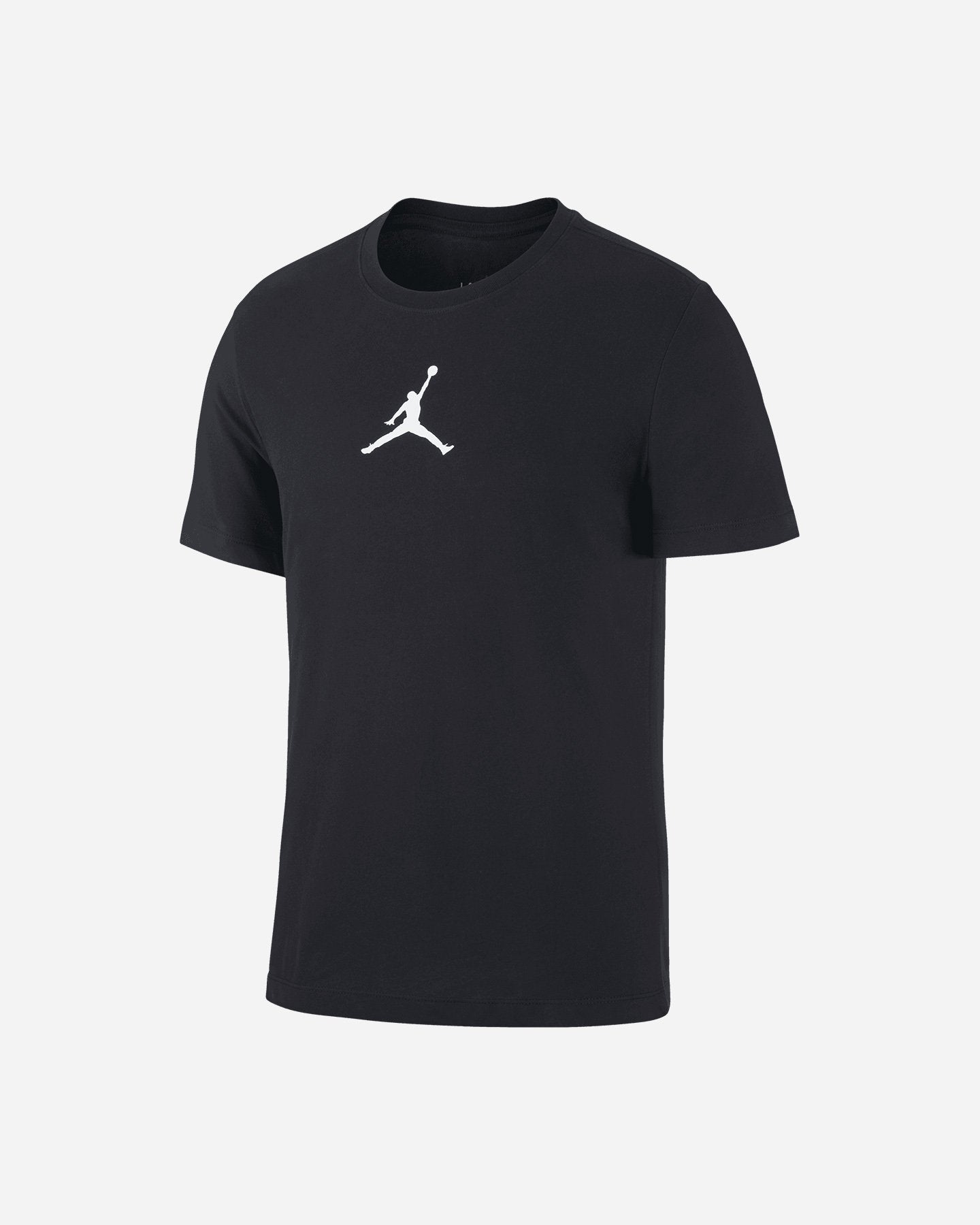 T-Shirt Jordan nera logo bianco
