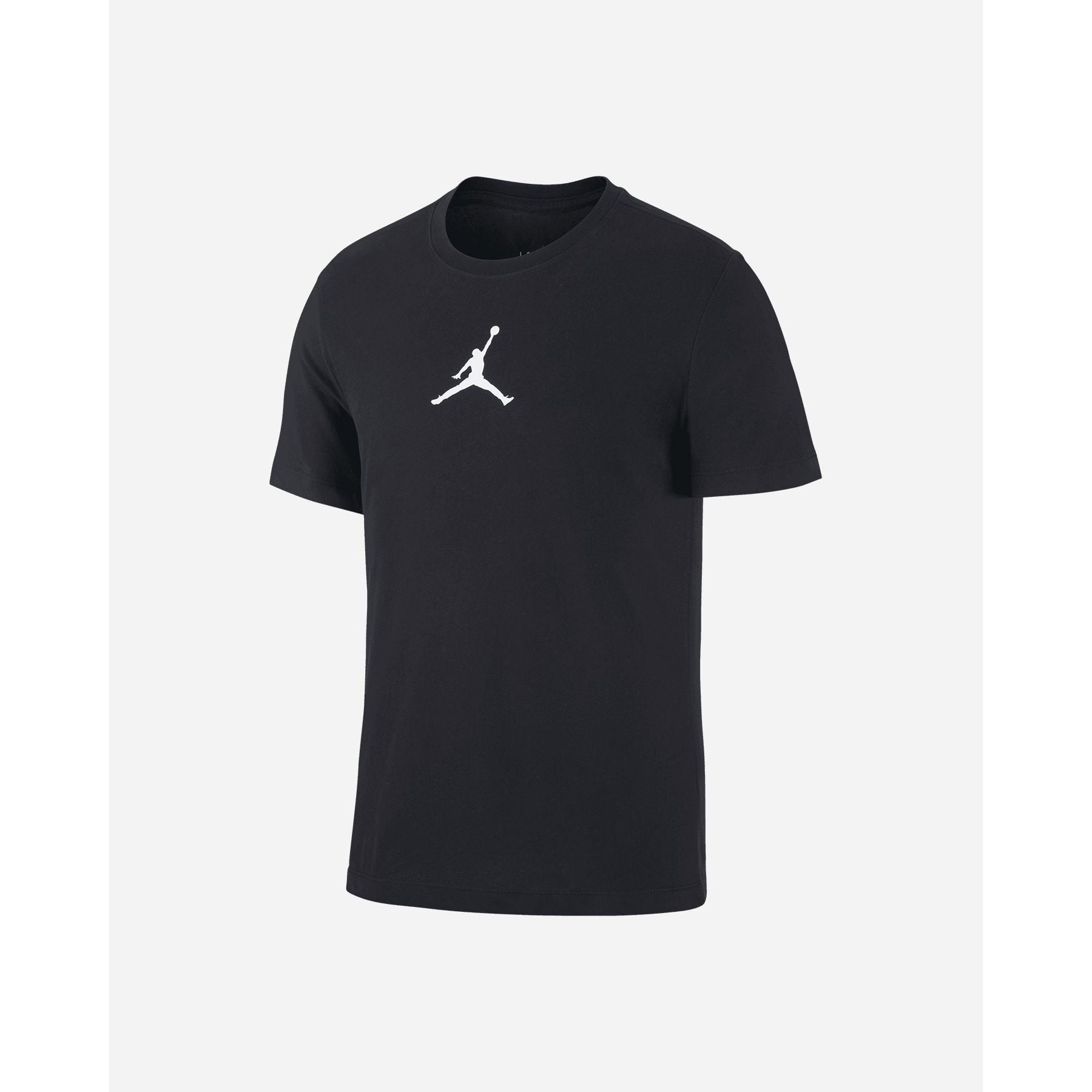 T-Shirt Jordan nera logo bianco