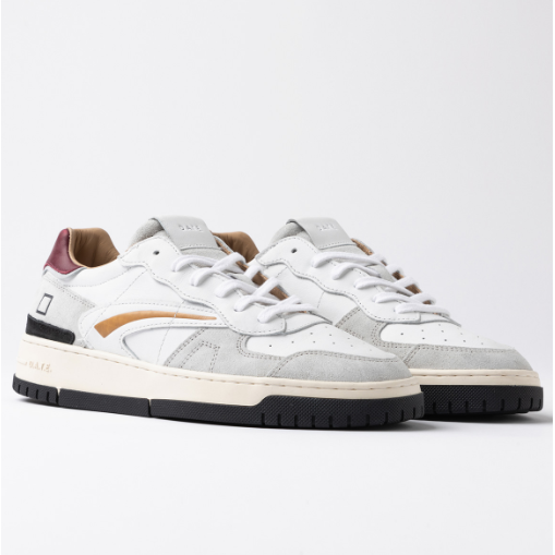 TORNEO PURE V.CALF WHITE-BORDEAUX M8D