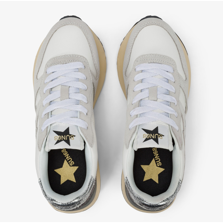 SUN68 Big Stargirl Back Silver - Sneakers donna - vista 4