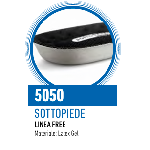 Sottozero Soletta Mesh+latex Calz Free Nero - Solette - vista 7