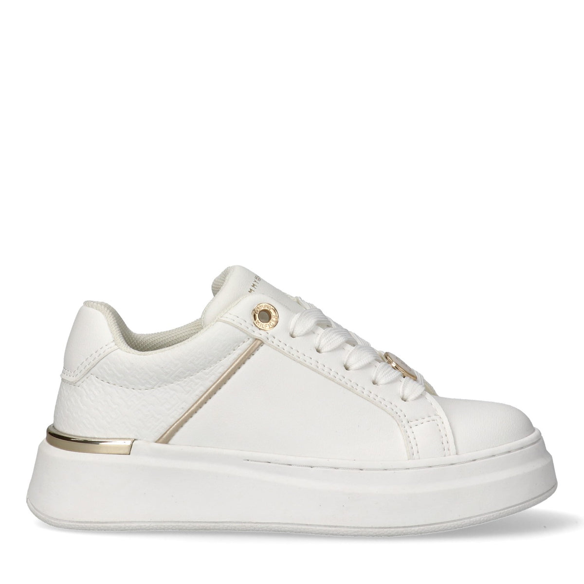 Tommy Hilfiger Sneaker Bassa Allacciata Bianco Bambina - immagine 2