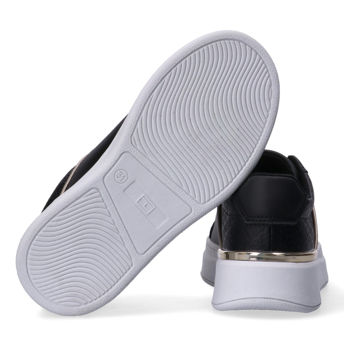 Tommy Hilfiger Sneaker Bassa Allacciata Nero Bambina - immagine 5