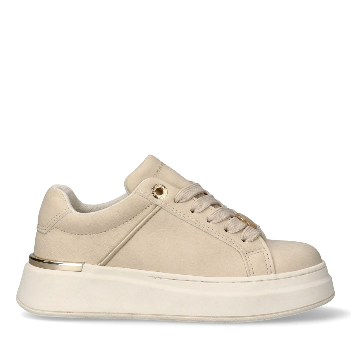 Tommy Hilfiger Sneaker Bassa Allacciata Latte Bambina - immagine 2
