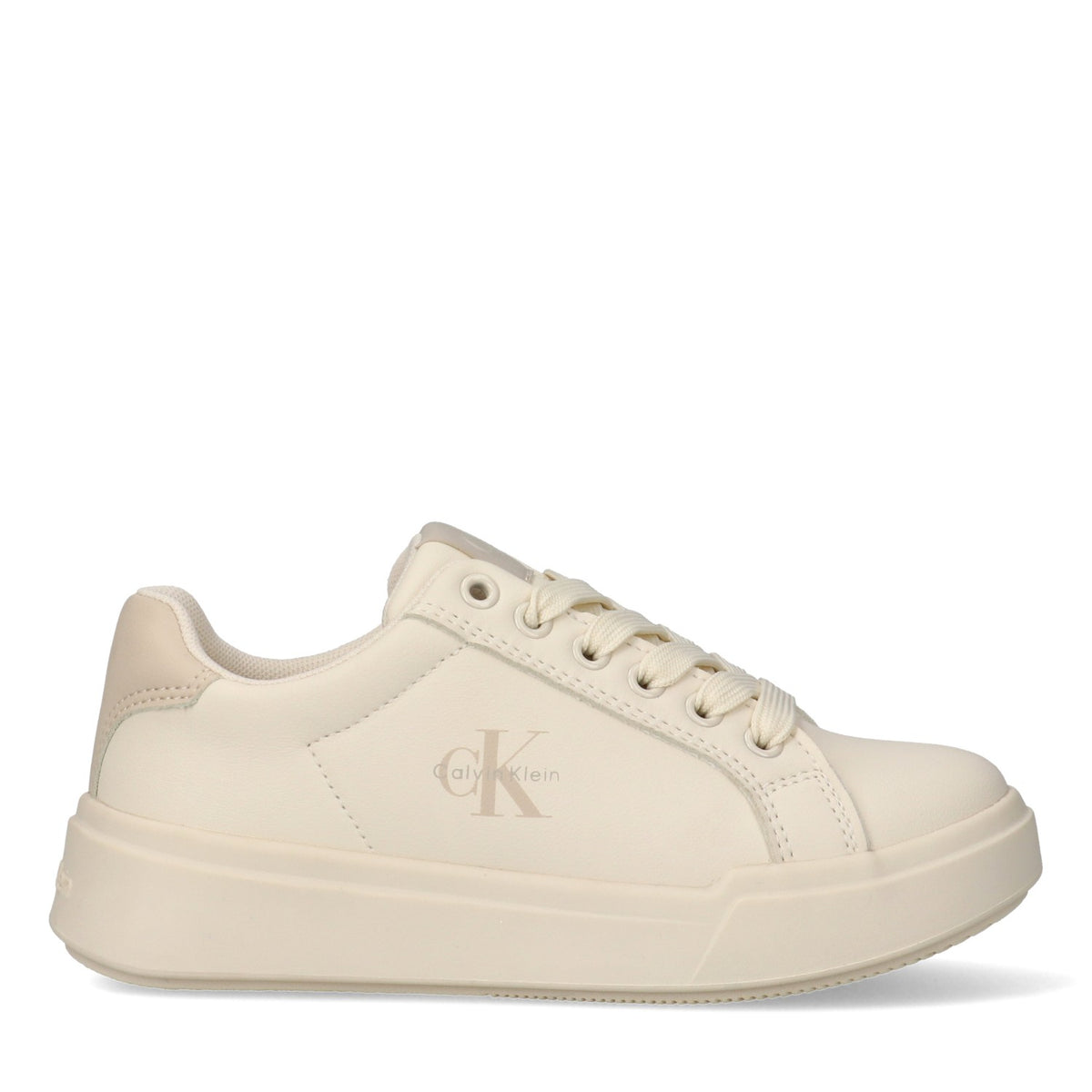 Calvin Klein Sneaker Bassa Allacciata Latte Unisex - immagine 2