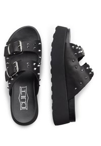 JANIS 3146 Sandal W leather black silver