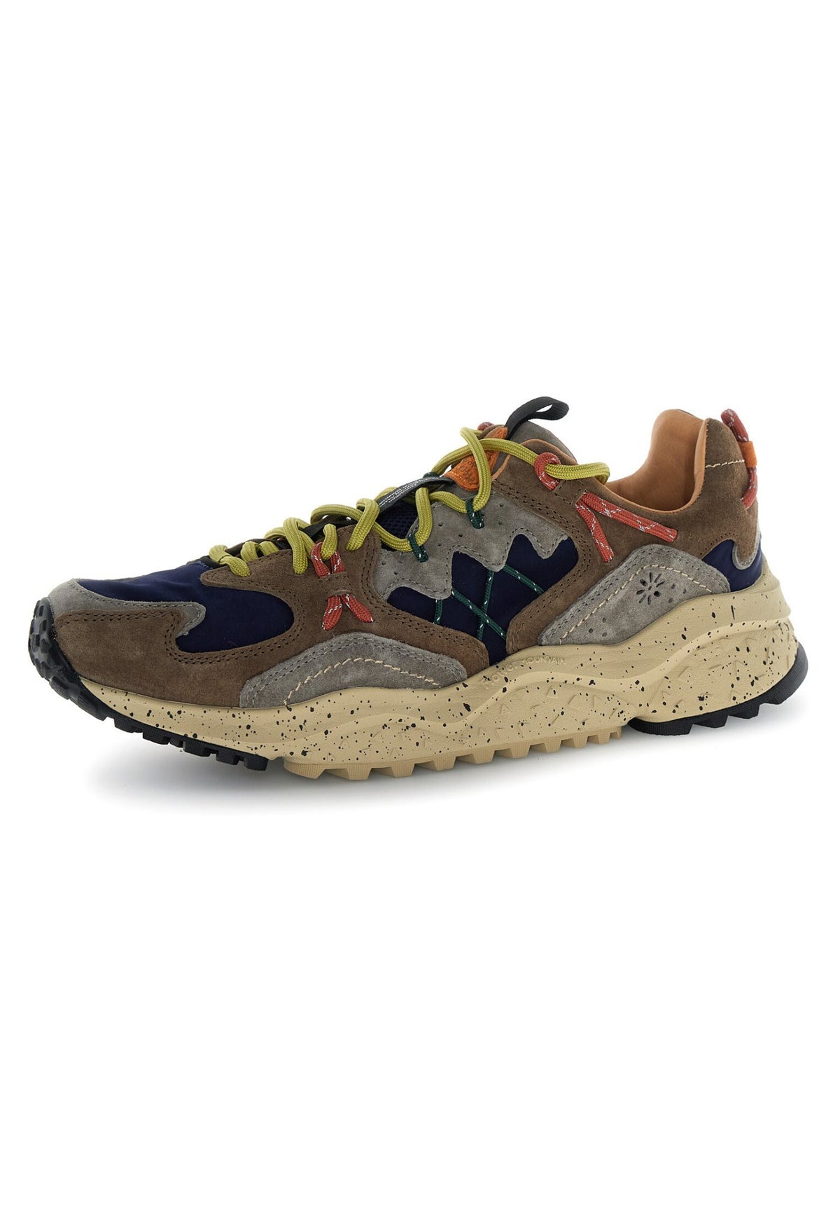 YAMABUSHI MAN SUEDE/NYLON BROWN-BLACK-MUD