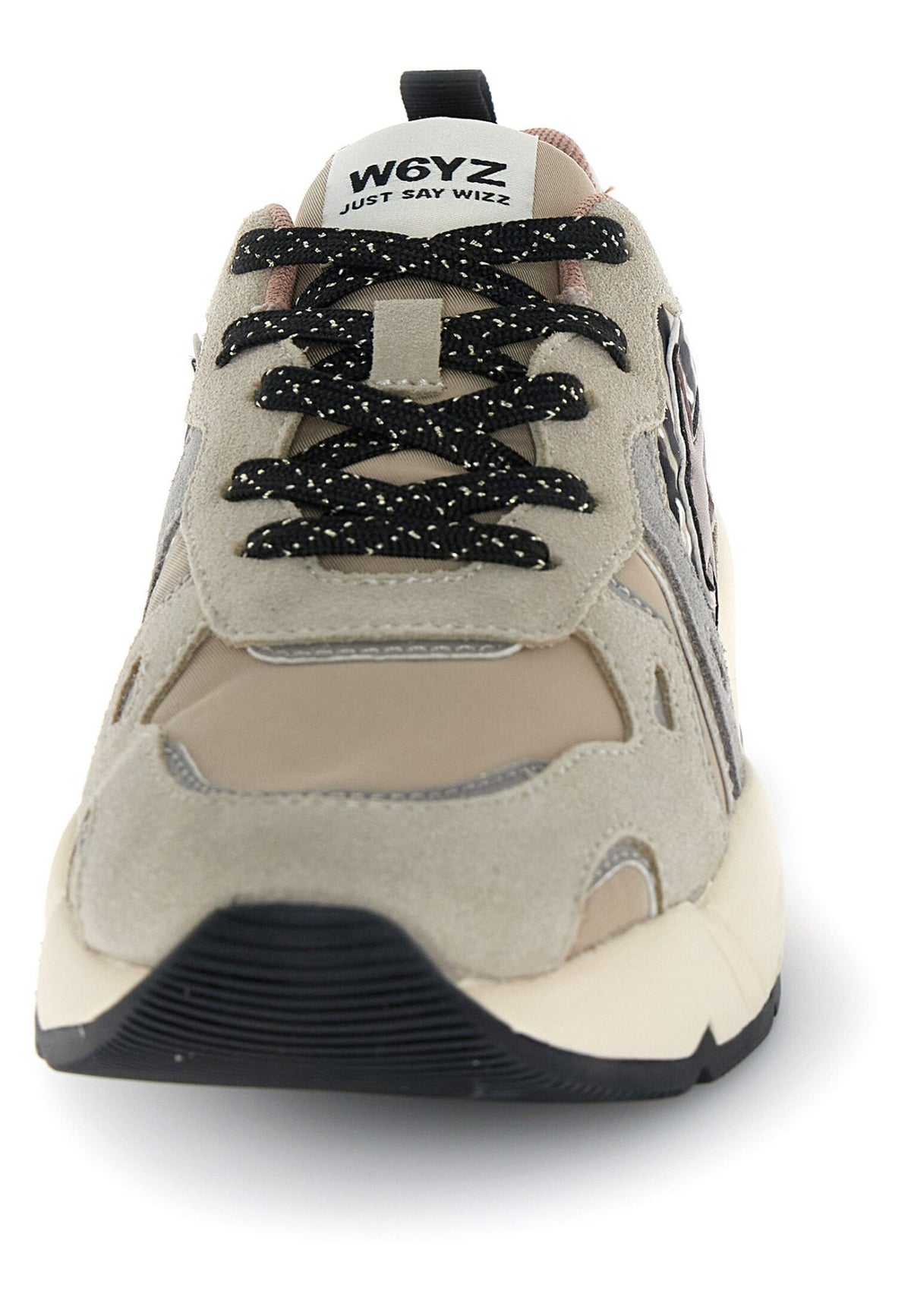 SARAH-W. SUEDE/NYLON/ANIMAL LIGHT GREY-GREY-BORDEAUX