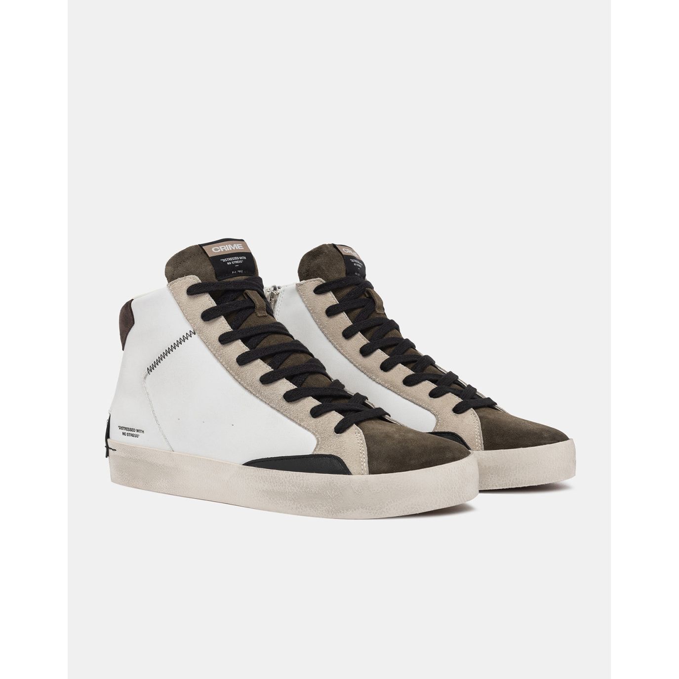 DISTRESSED HIGH WHITE