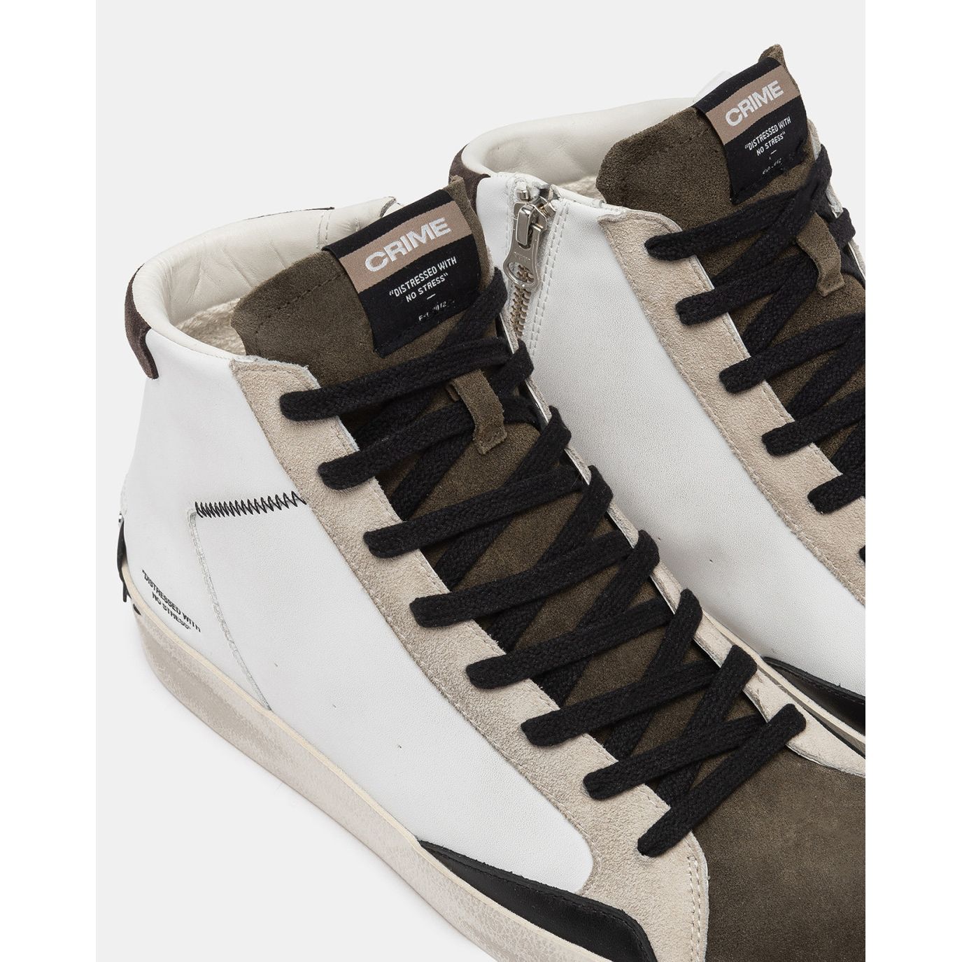 DISTRESSED HIGH WHITE