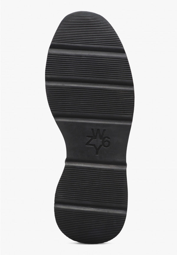 SARAH-W. SUEDE/NYLON/E-MET GREY-BLACK-PLATINUM