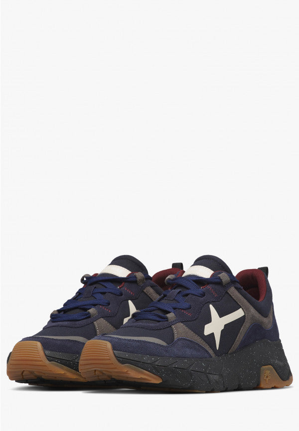 NEXT 2.0-M. SUEDE/TECH PEPPER SOLE BLUE-GREY