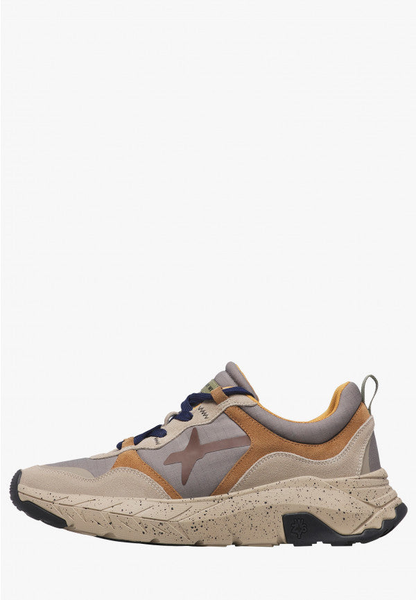 NEXT 2.0-M. SUEDE/TECH PEPPER SOLE BEIGE-BROWN
