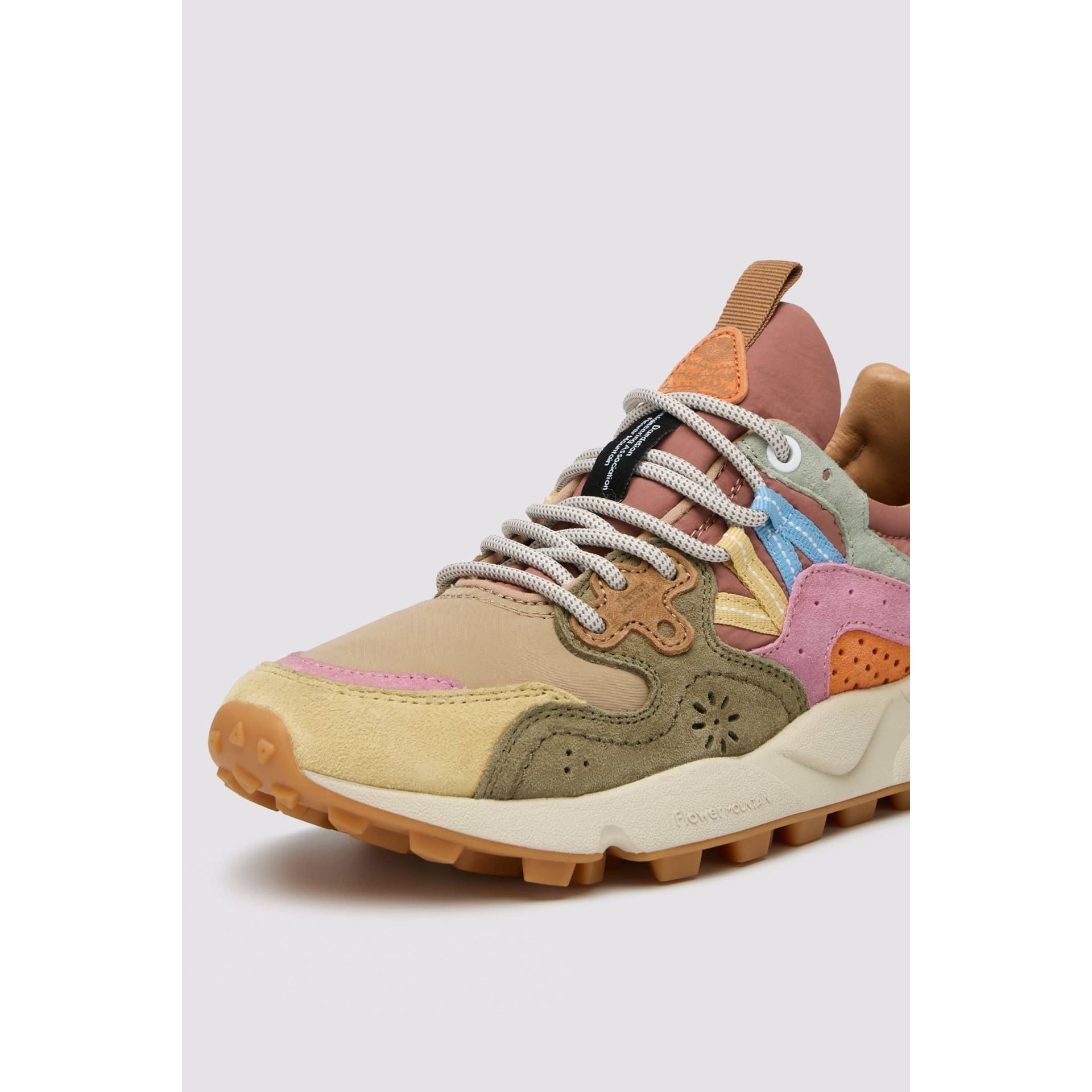 Sneaker Yamano 3 Woman Cream-Military-Pink