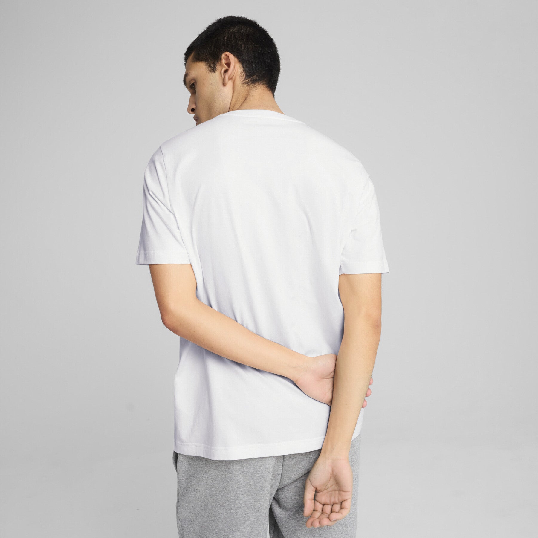 ESS Small No 1 Logo Tee puma white