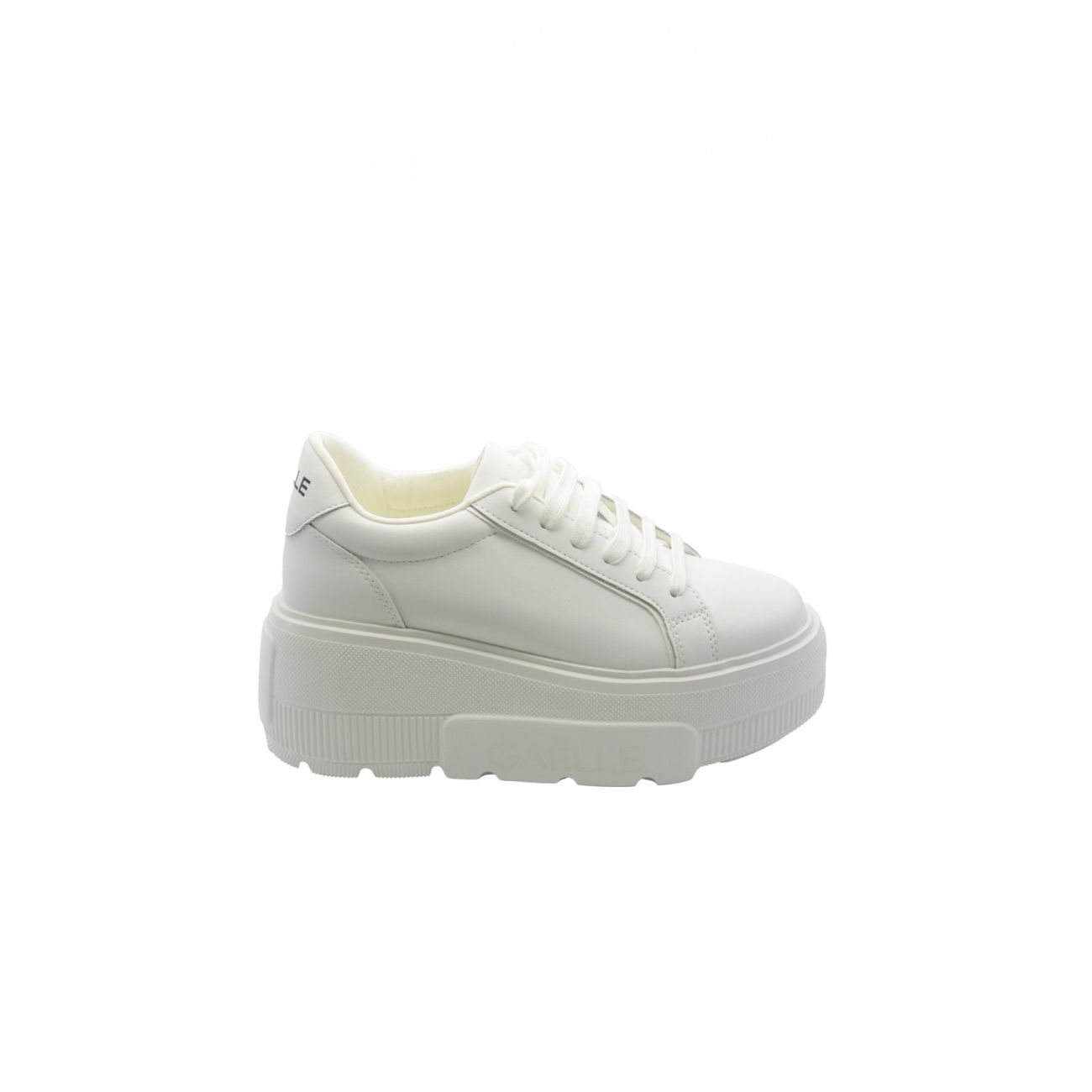 SNEAKERS ADDICT PLATFORM IN ACTION LEATHER BIANCO