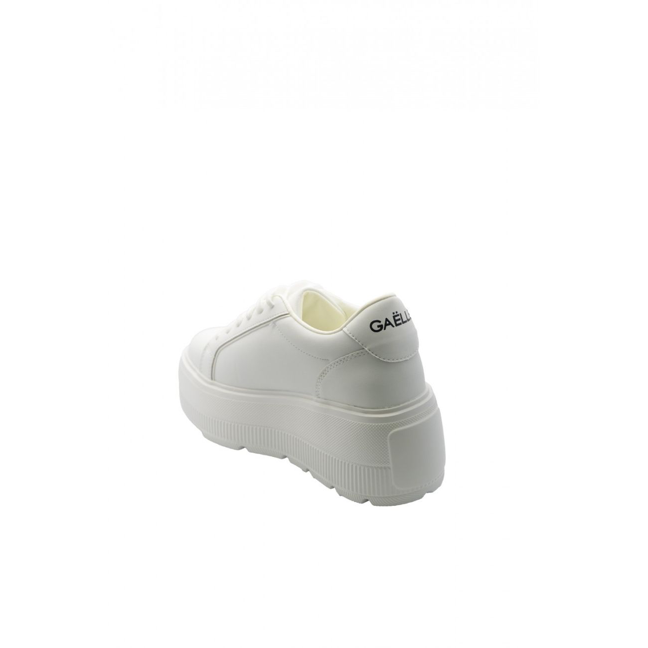SNEAKERS ADDICT PLATFORM IN ACTION LEATHER BIANCO