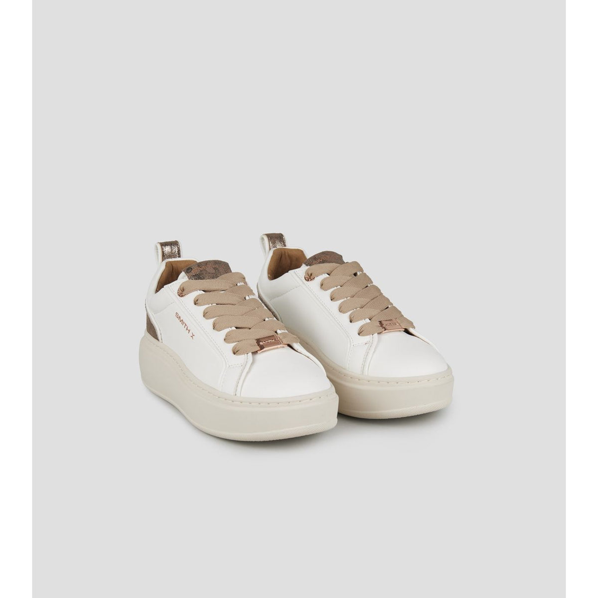 Alexander Smith Stone High Woman White Nude - Sneakers - vista 3
