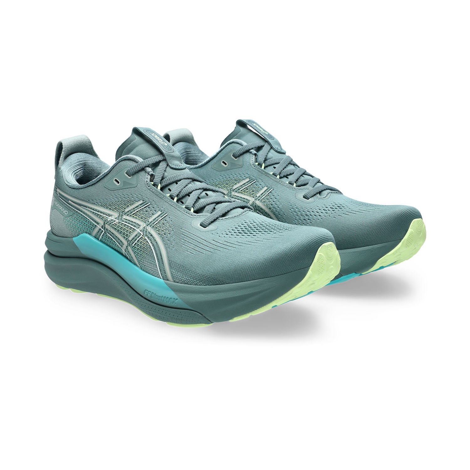 GEL-KAYANO 33 FOGGY TEAL/ILLUMINATE YELLOW
