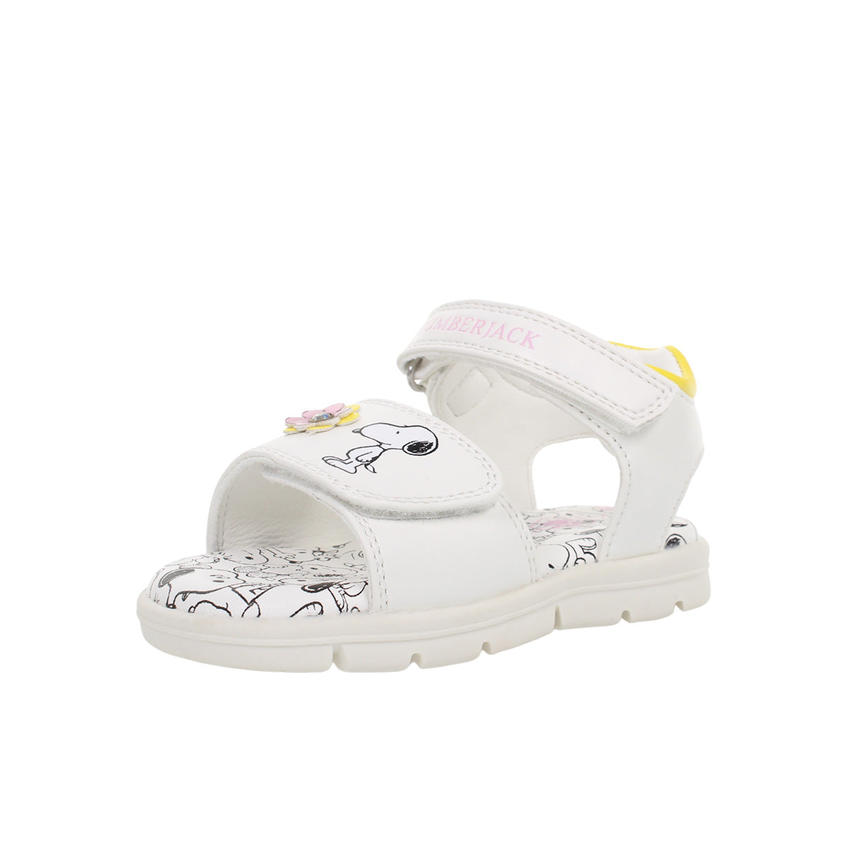 Sandali girl colore White Snoopy