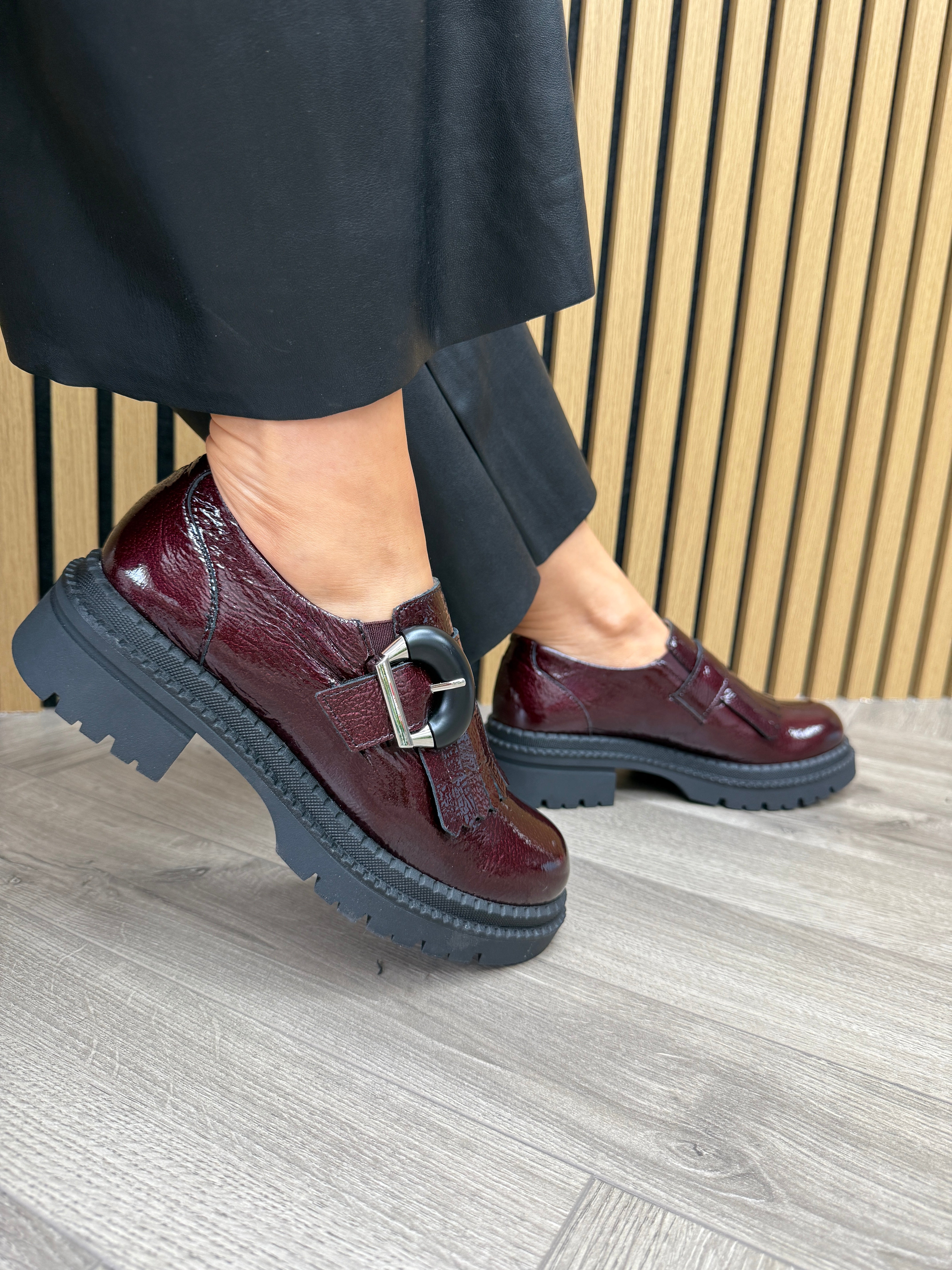 Pitillos Mocassino in Vernice