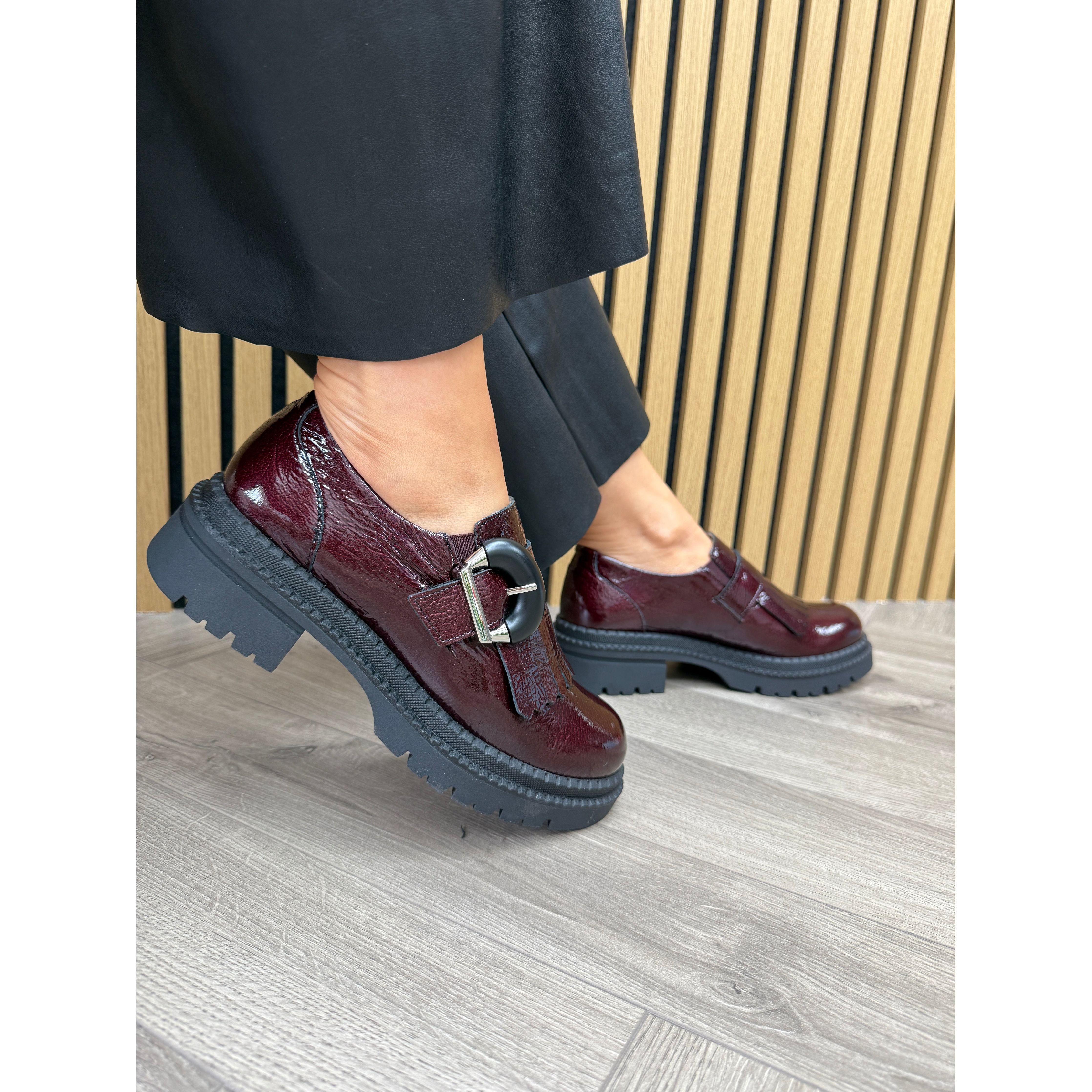 Pitillos Mocassino in Vernice