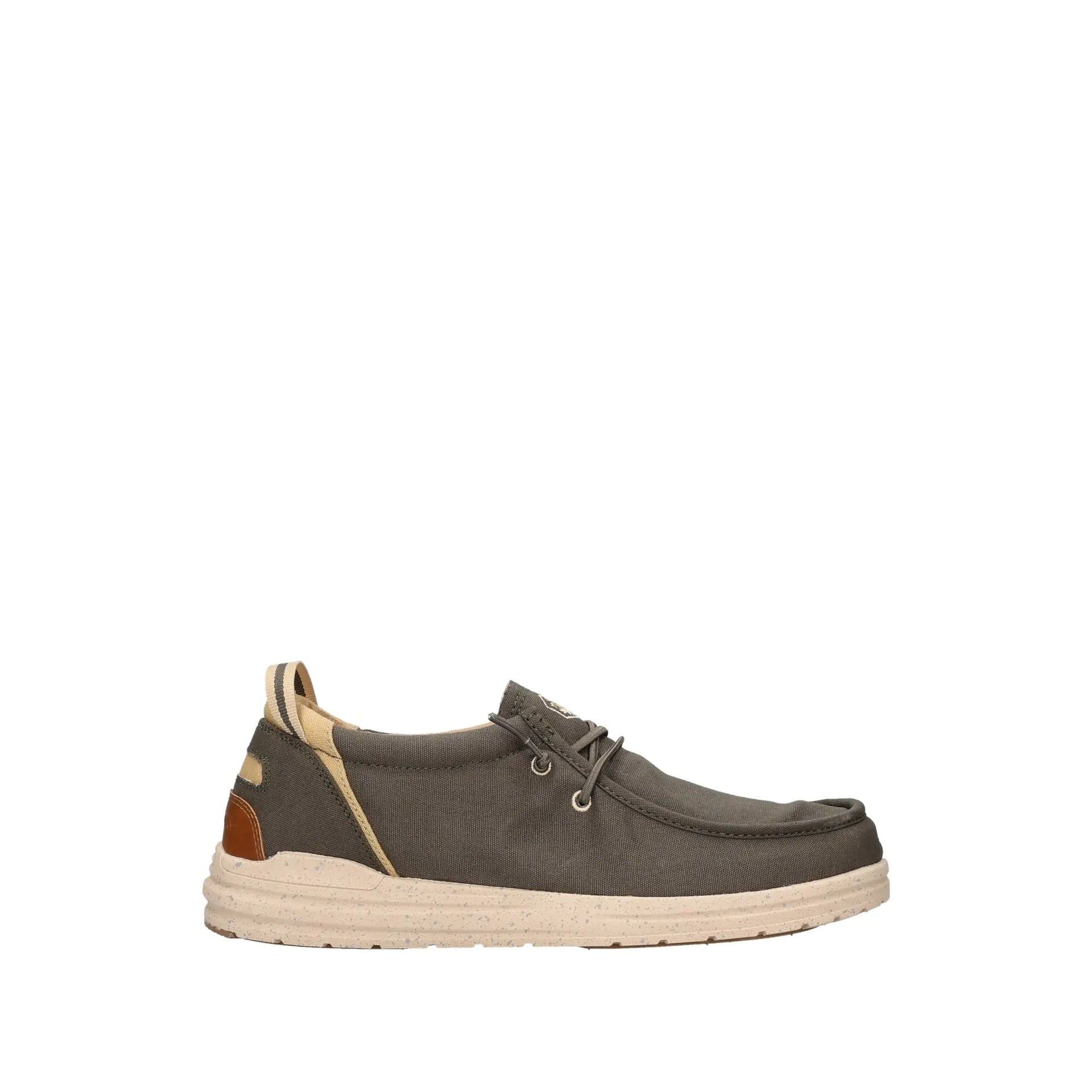 MAN ARMY GREEN BASIC CASUAL SHOES TR