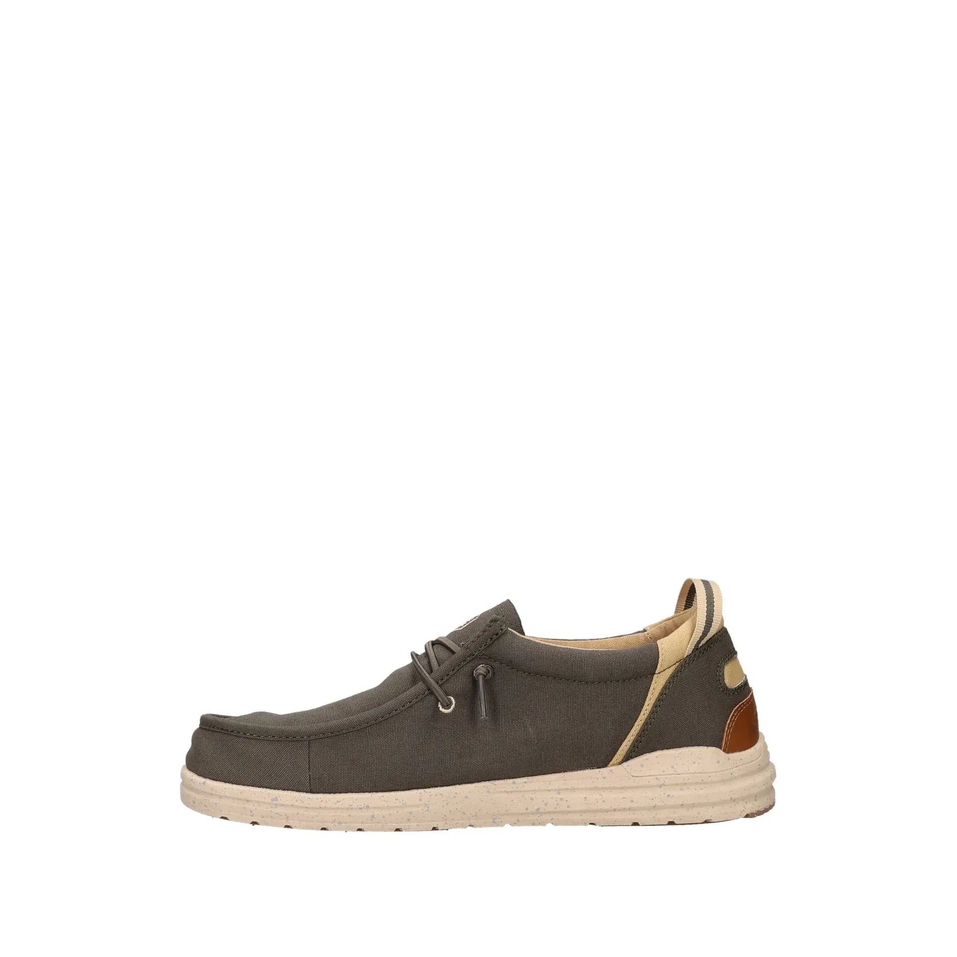 MAN ARMY GREEN BASIC CASUAL SHOES TR