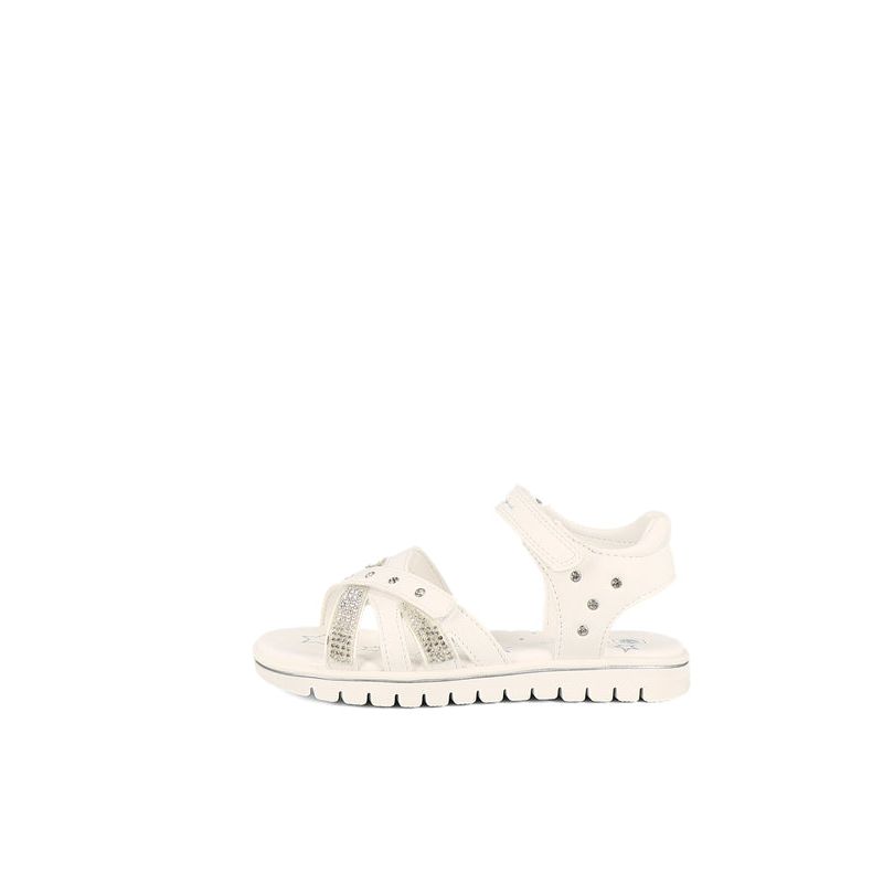 GIRL WHITE SANDALS LARA-SND2V-02