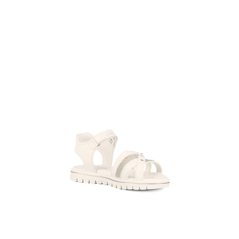 GIRL WHITE SANDALS LARA-SND2V-02