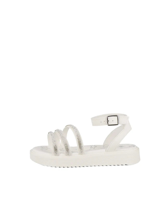 GIRL WHITE SANDALS PIX-SND-02