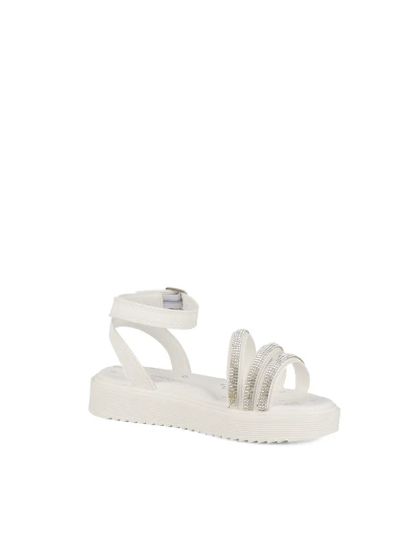 GIRL WHITE SANDALS PIX-SND-02